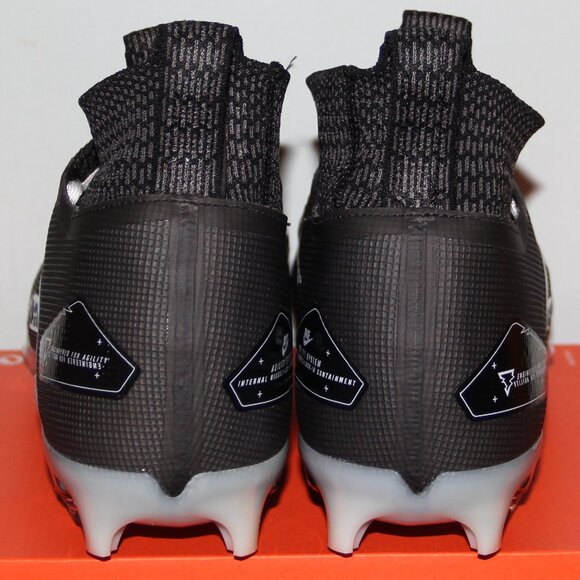 Nike Alpha Menace Elite 3 Detachable Football Cleats Mens 12.5 Black White main image 7